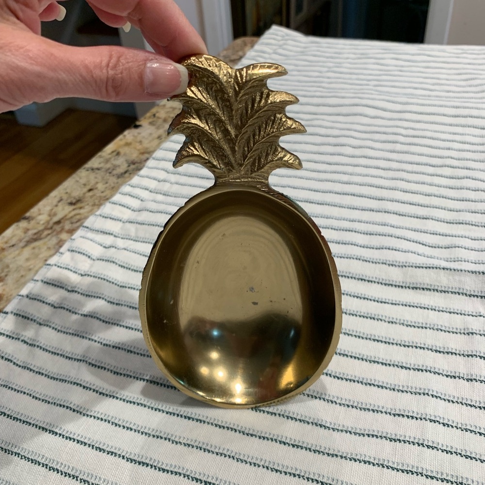 Pineapple metal Trinket tray